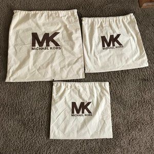 Michael Kors Cotton Handbag Dust Bags( 3) .